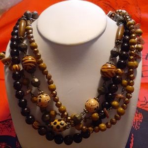 Multistrand Beaded Necklace